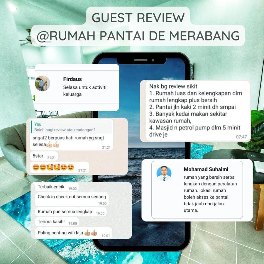 Rumah Pantai De Merabang Bachok Extérieur photo